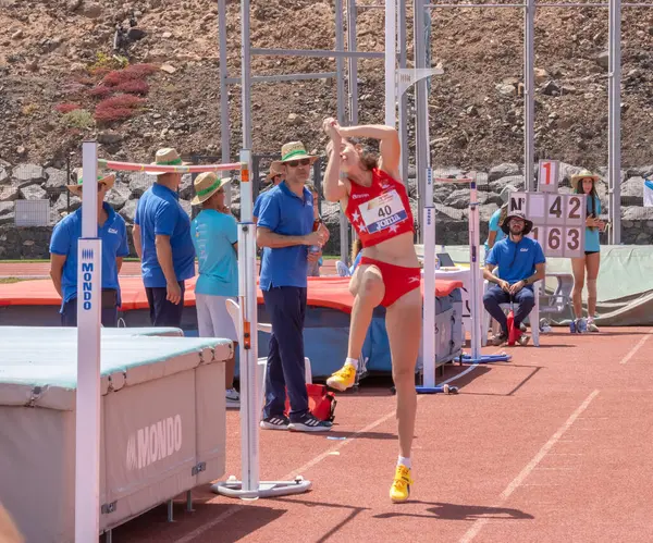 İstanbul, Türkiye - 15 Şubat, 2016: Tanımlanamayan Balkan Atletizm İstanbul Şampiyonası.