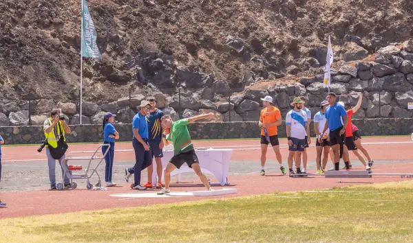 Odessa, Ukrayna, 16 Ağustos, 2017: Avrupalı atletler şampiyonası. Sporcular yarışıyor