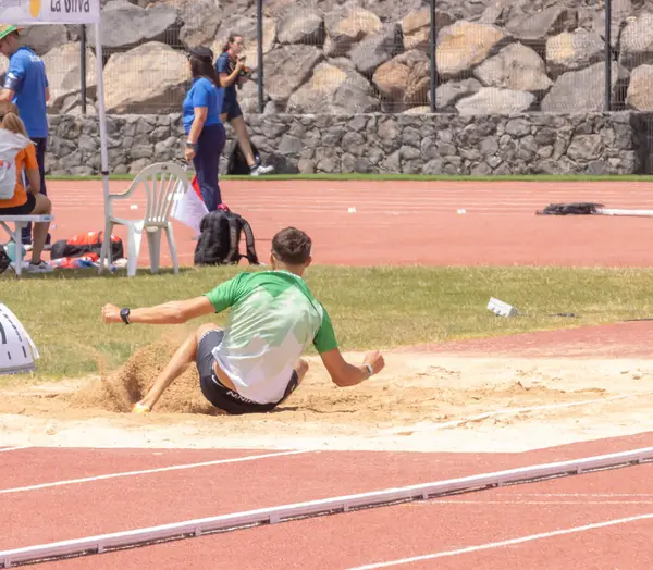 İstanbul, Türkiye - 21 Temmuz, 21. 0. 21: 28. Atletizm Şampiyonası 'nda koşan tanımlanamayan sporcu