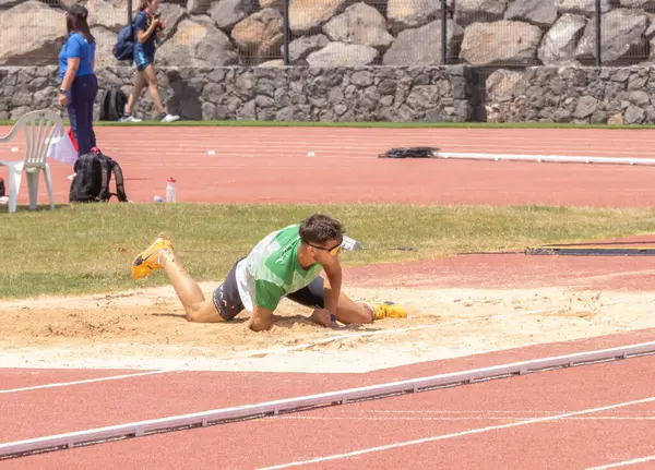 Bir yarış sırasında atlet