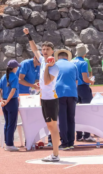 Odessa, Ukrayna - 26 Ağustos, 2016: Oyun ve spor için Ukrayna spor oyunları. Spor müsabakaları. Spor. çocuklar ve