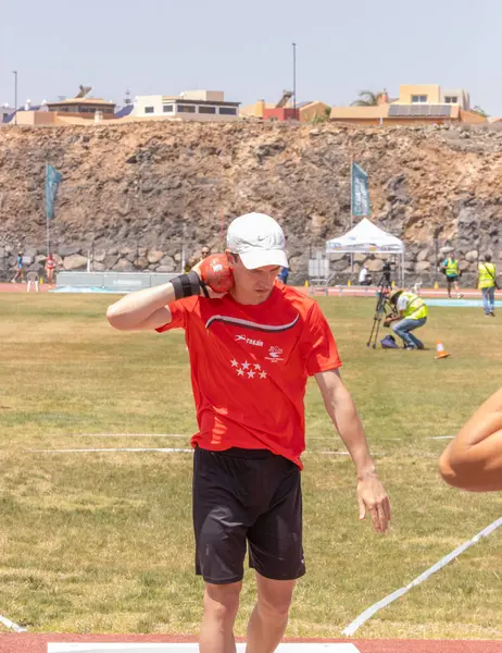 İstanbul, Türkiye - 23 Ağustos 209: Balkan Şampiyonası 'nda 3 Türk atletizminde koşan tanımlanamayan sporcu