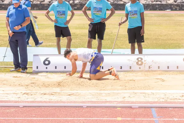 İstanbul, Türkiye - 14 Haziran, 21: 18 atletizm şampiyonasında koşan atletler