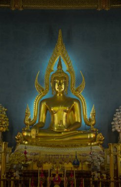 Güzel altın Buda tapınakta