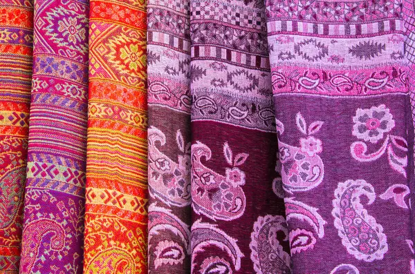 the colofs and pattern of hand craft fabric of thailand