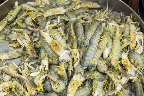 Marknaden För Fisk Och Skaldjur Thailand — Stockfoto