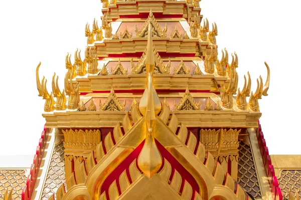 Telhado Superior Templo Tailandês — Fotografia de Stock