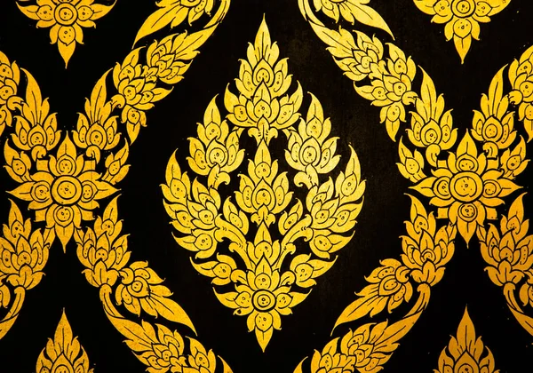 Golden Flower Mural Chancel — Stock Photo, Image