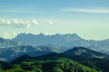 Chiang Mai Tayland 'daki dağ manzarası