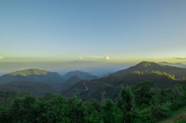 Chiangmai Tayland 'daki dağ manzarası