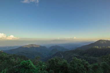 Chiangmai Tayland 'daki dağ manzarası