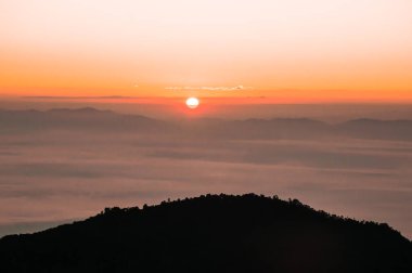 Chiang Mai Tayland 'da gün doğumu