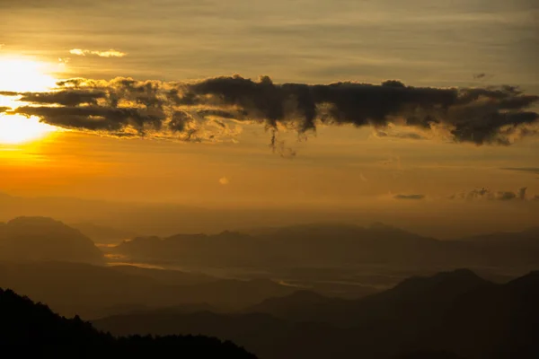 Chiangmai Tayland 'da gün batımı