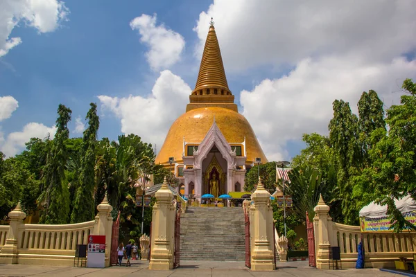 Phra Pathom Chedi Stor Stupa Nakornpratom Thailand — Stockfoto