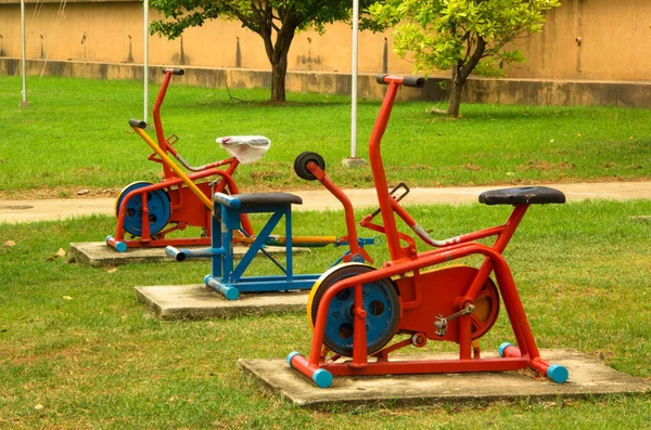 Exercise Equipment Public Park — Stock Photo, Image