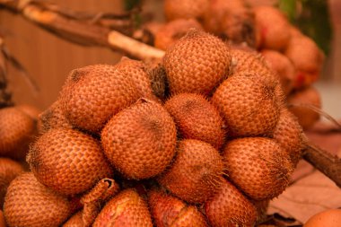 Salacca Meyveleri pazarda, Tayland 'da