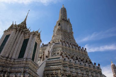 dawn, Bangkok, Tayland wat arun Tapınağı