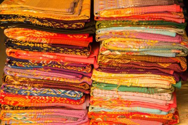 vitrin geleneksel Estonya renkli Tekstil