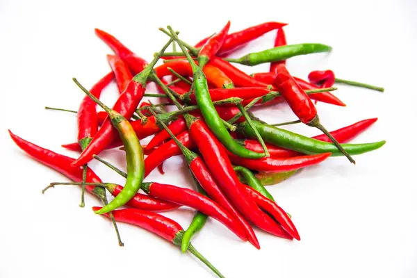 Chili Pepper Isolated White Background Stock Image