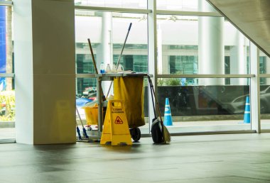 Temizlik araçları bekle Temizleme cart. Kova ve Mağaza Ekipmanları temizlik seti