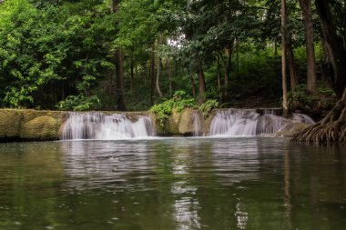 Tayland derin orman şelale