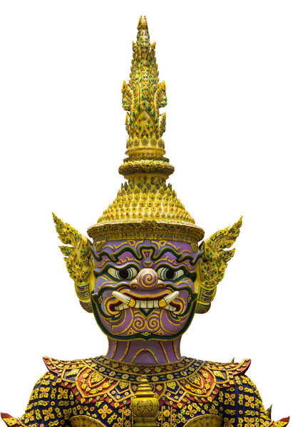 Гигантский демон Хранитель в Ват Пхра Кэу, Королевский дворец Бангкока
.