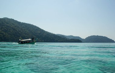 Phang-nga Eyaletindeki Surin adası, ada, thailnad