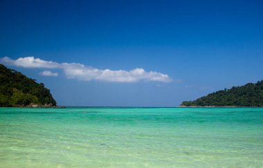Phang-nga Eyaletindeki Surin adası, ada, thailnad