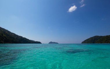 Phang-nga Eyaletindeki Surin adası, ada, thailnad