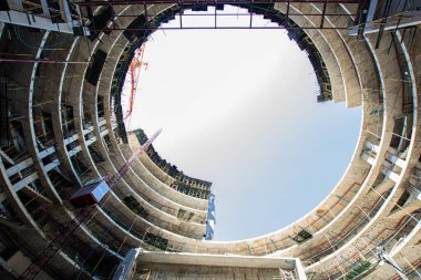 İnşaat alanında. Yeni Bina İnşaatı