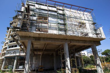 İnşaat alanında. Yeni Bina İnşaatı