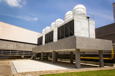 Büyük sanayi hava soğutma sistemi için HVAC hava Soğutucular üzerinde çatı birimleri, Klima