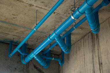 Katı atık ve sıhhi Pvc boru hattı süspansiyon.