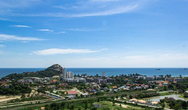 Hua-Hin plajı, Khao Hinlekfai manzaralı Khiri Han.3