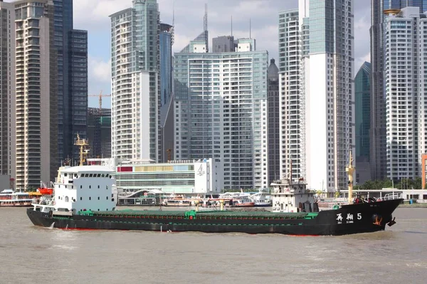 Great Commercial River Shanghai — Stock Photo, Image