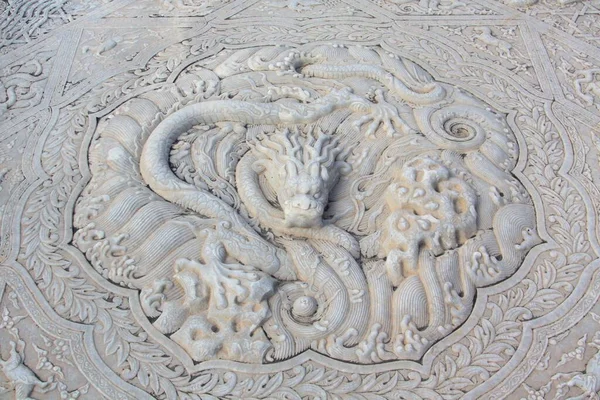 Sculpture Phoque Dragon Chine — Photo