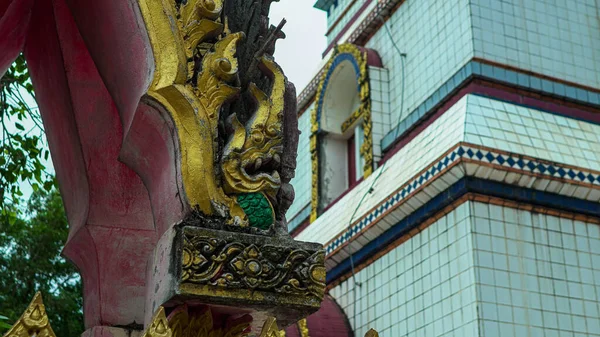 Tetőgerendák Régiségek Művészet Ókori Épületek Építészet Kultúra Buddhizmusban — Stock Fotó