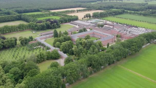 June 25Th 2022 Westmalle Belgium Aerial View Abbey Westmalle Its — Stock Video