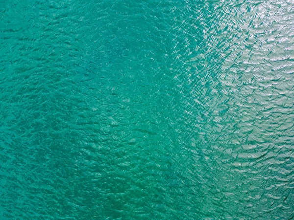 Vista Aérea Uma Textura Cristalina Água Mar Vista Cima Fundo — Fotografia de Stock