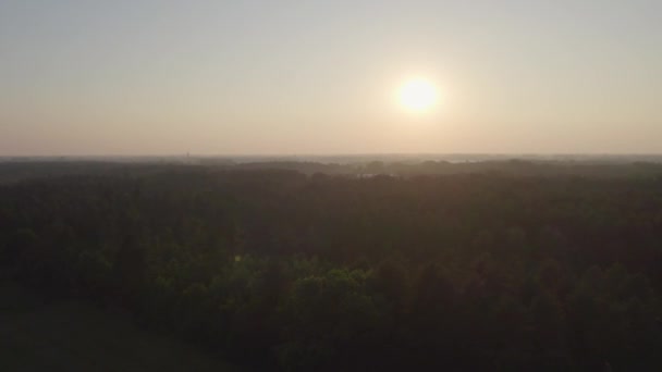 Görüntüler Sabahın Erken Saatlerindeki Sakin Güzelliği Kapsıyor Güneşin Ilk Işınları — Stok video