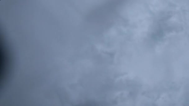 Цей Часовий Проміжок Відображає Інтенсивність Розмивання Темних Опуклих Хмар Коли — стокове відео