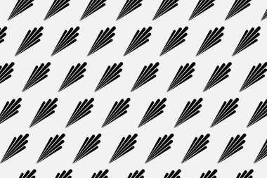  soyut siyah dikişsiz desen tasarımı.