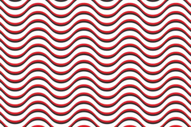 kırmızı ve siyah köşegen dalga deseni tasarımı.