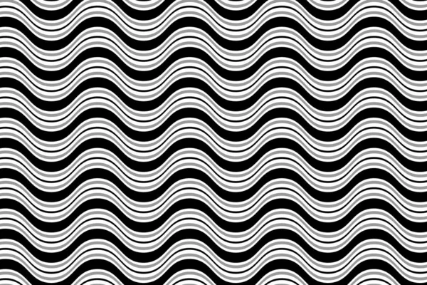 Noir Gris Blanc Motif Vague Diagonale Design Texture — Image vectorielle