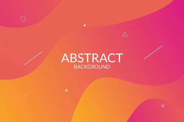 Abstract Background Dynamic Shapes Wallpaper Poster Flyer Design — Stock Vector