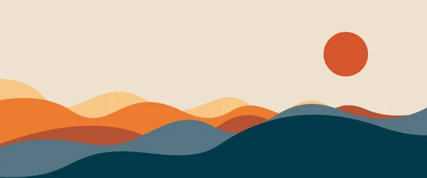 Soyut doğa manzara arka plan resim tasarımı baskı, kapak, duvar kağıdı.