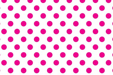 soyut dikişsiz pembe retro polka nokta desen tasarımı.
