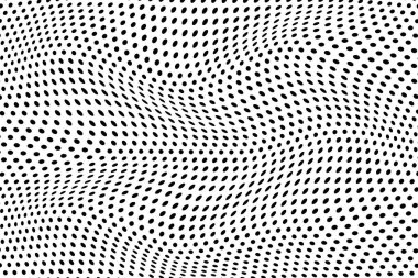 soyut noktasız polka nokta dalga biçimi tasarımı.