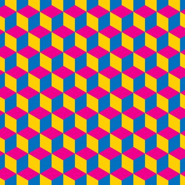  soyut dikişsiz geometrik altıgen desenli sanat.
