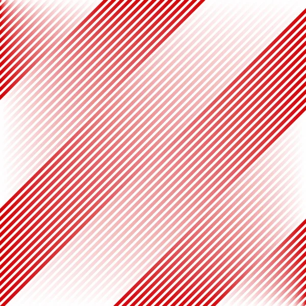 Abstracto Geométrico Oblicuo Rayas Diagonal Rojo Blanco Gradiente Línea Patrón — Vector de stock